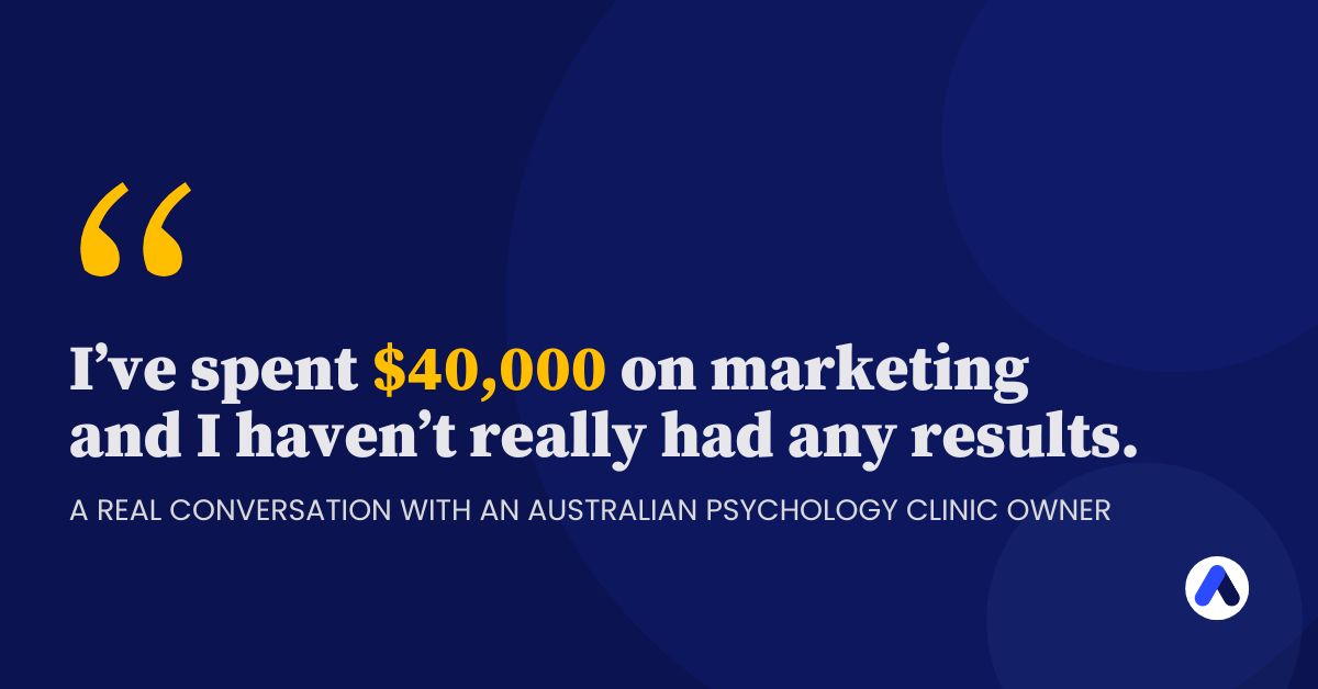 Ive spent 40000 on marketing